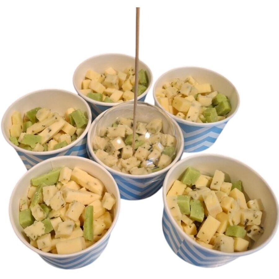 Dados de queso variados